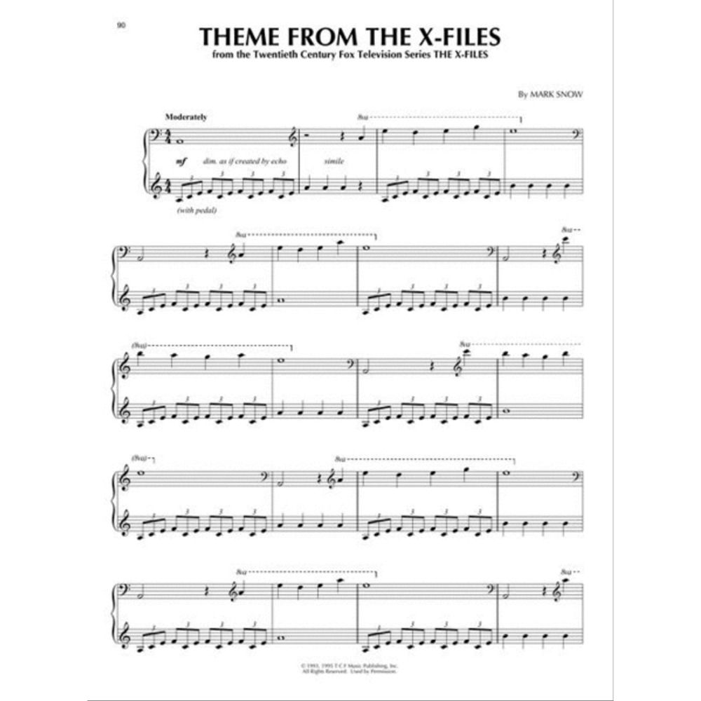 Horror Music - 34 Themes from Movies and TV (Piano Solo)