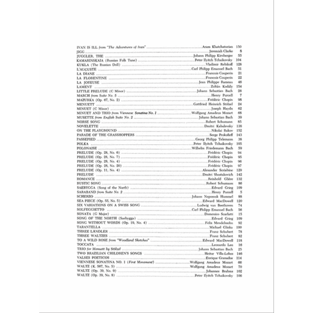 Intermediate Grades Classics to Moderns (Music for Millions Series)