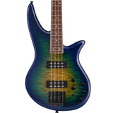 Jackson X Series Spectra Bass SBXQ IV - Amber Blue Burst