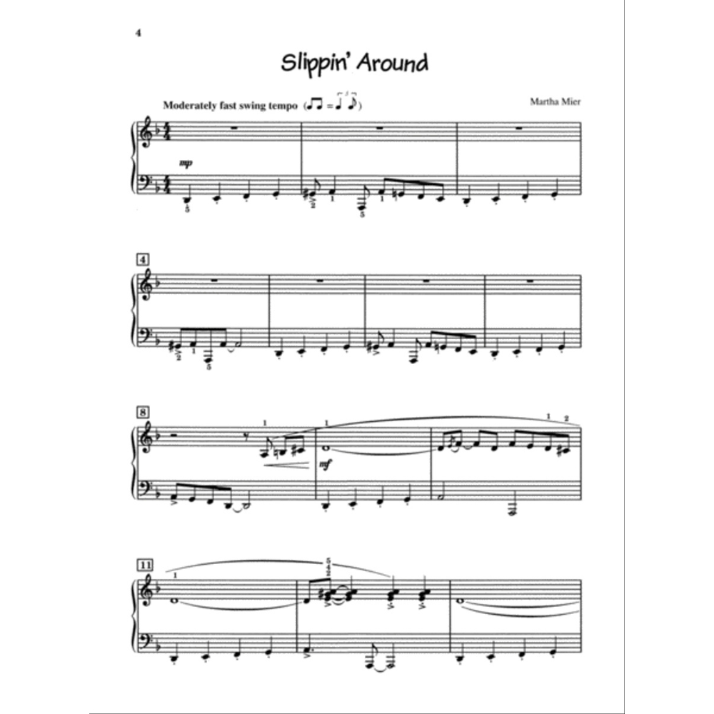 Jazz, Rags & Blues, Book 2 - Piano Solos by Martha Mier