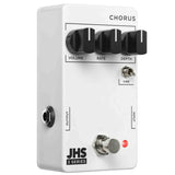 Guitar effects pedal with control knobs and JHS branding on a white background
