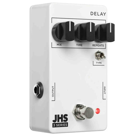 JHS Delay pedal on a white background