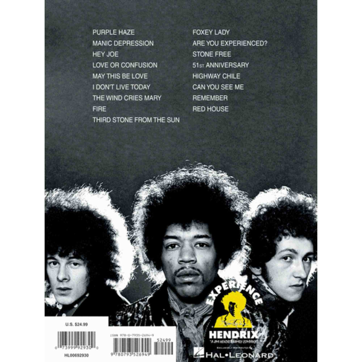 Jimi Hendrix – Are You Experienced? - Guitar Recorded Versions TAB