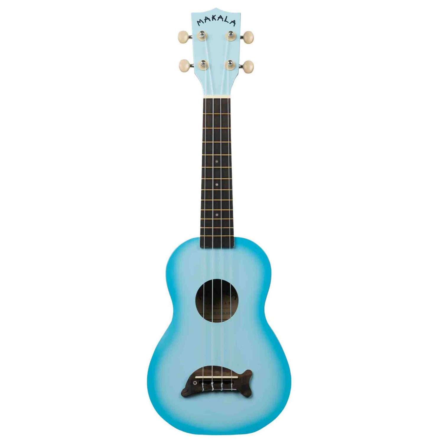 Kala Light Blue Burst Soprano Dolphin Ukulele