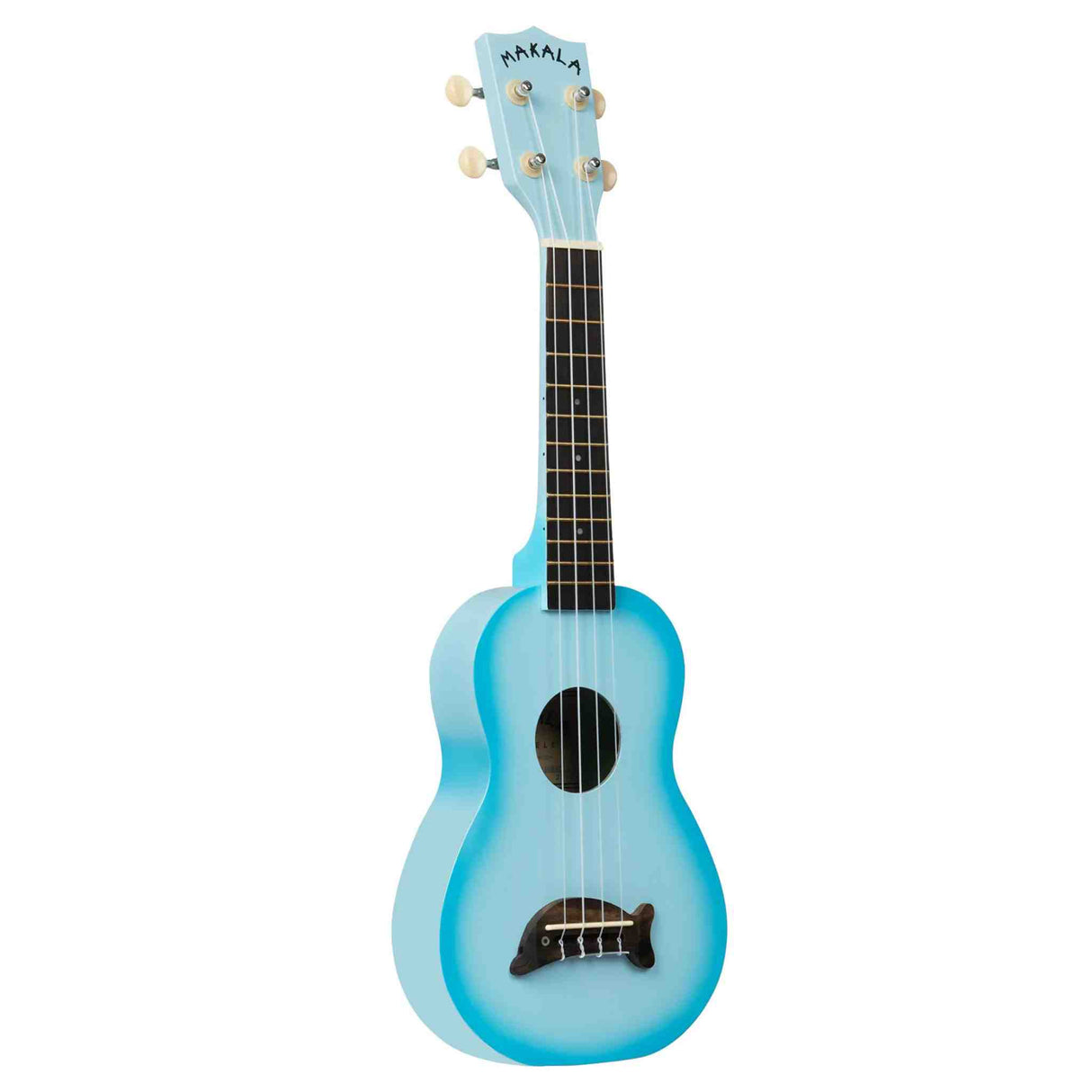Kala Light Blue Burst Soprano Dolphin Ukulele
