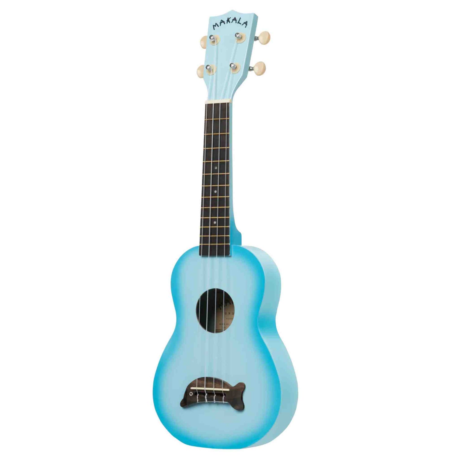 Kala Light Blue Burst Soprano Dolphin Ukulele