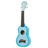 Kala Light Blue Burst Soprano Dolphin Ukulele