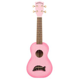 Kala Pink Burst Soprano Dolphin Ukulele