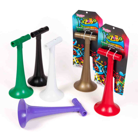 Various colors of Kazobo Kazoo