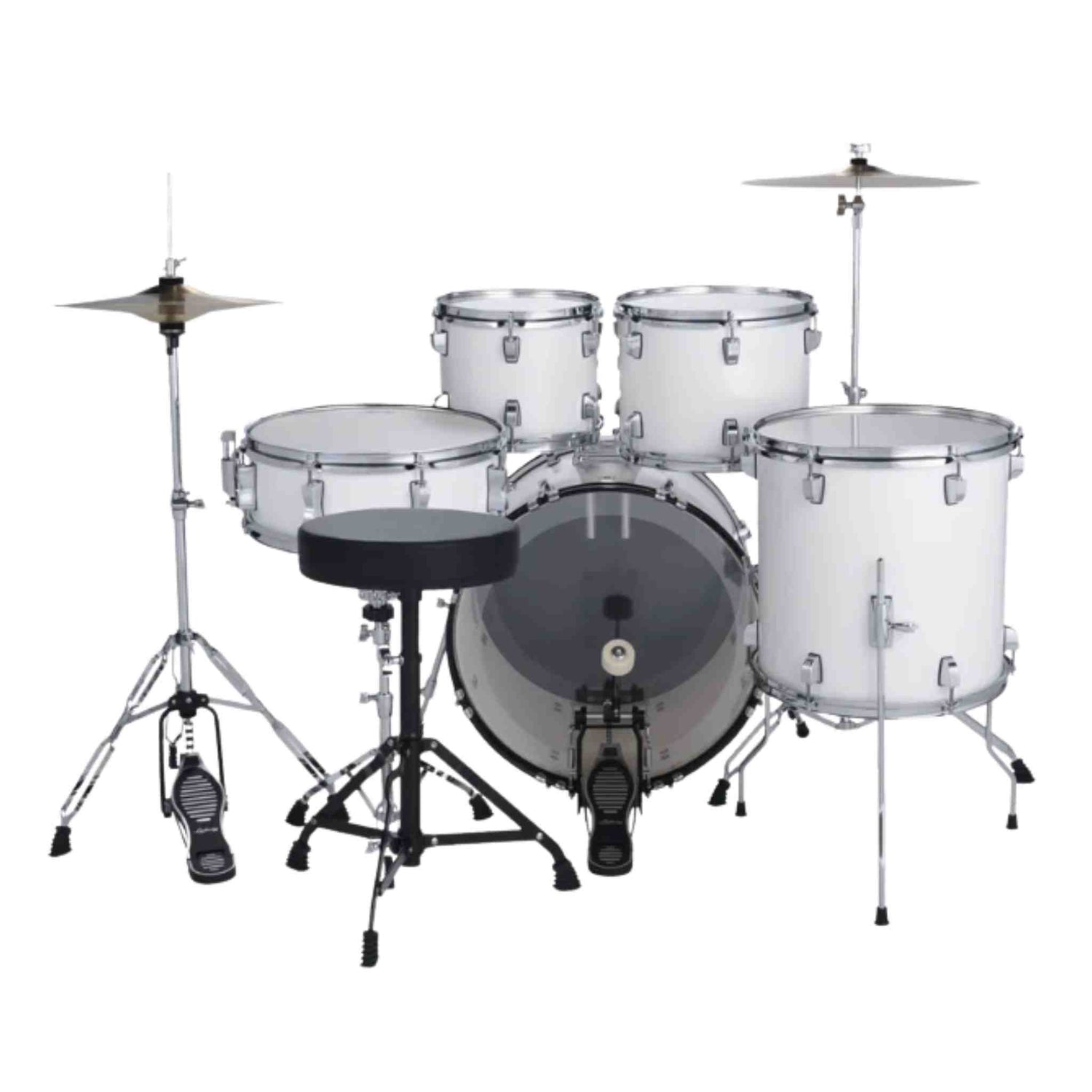 Ludwig Accent Fuse - 5-Piece Drum Set - Snow Dust