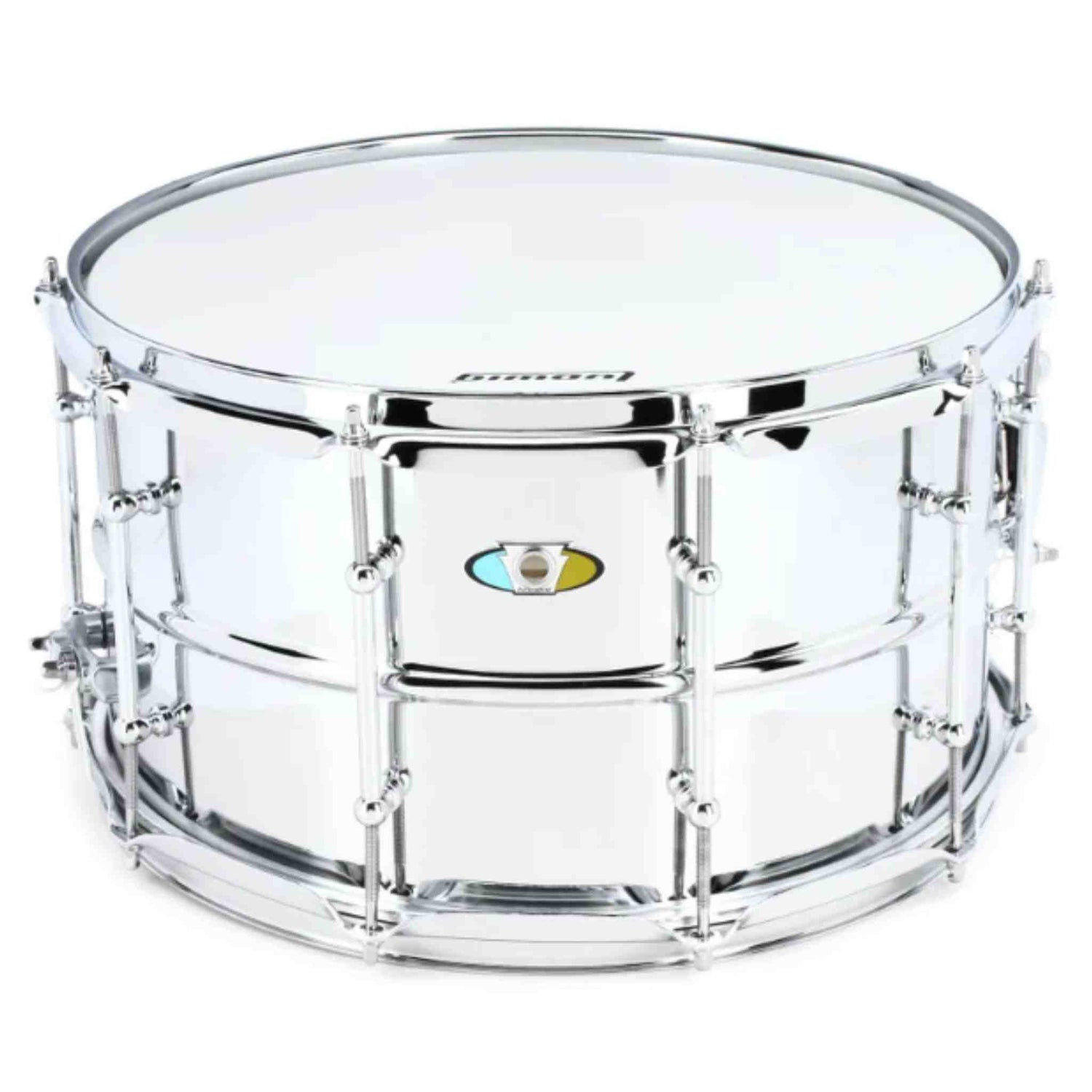 Ludwig Supralite Steel Snare Drum - 8 x 14 inch - Chrome Plated