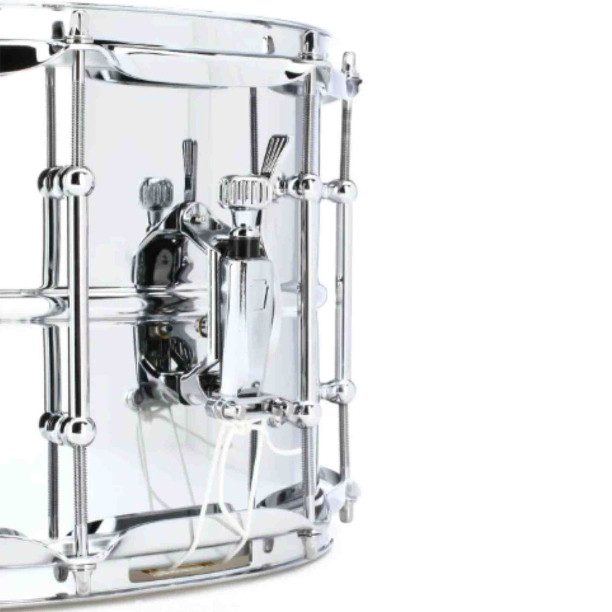 Ludwig Supralite Steel Snare Drum - 8 x 14 inch - Chrome Plated