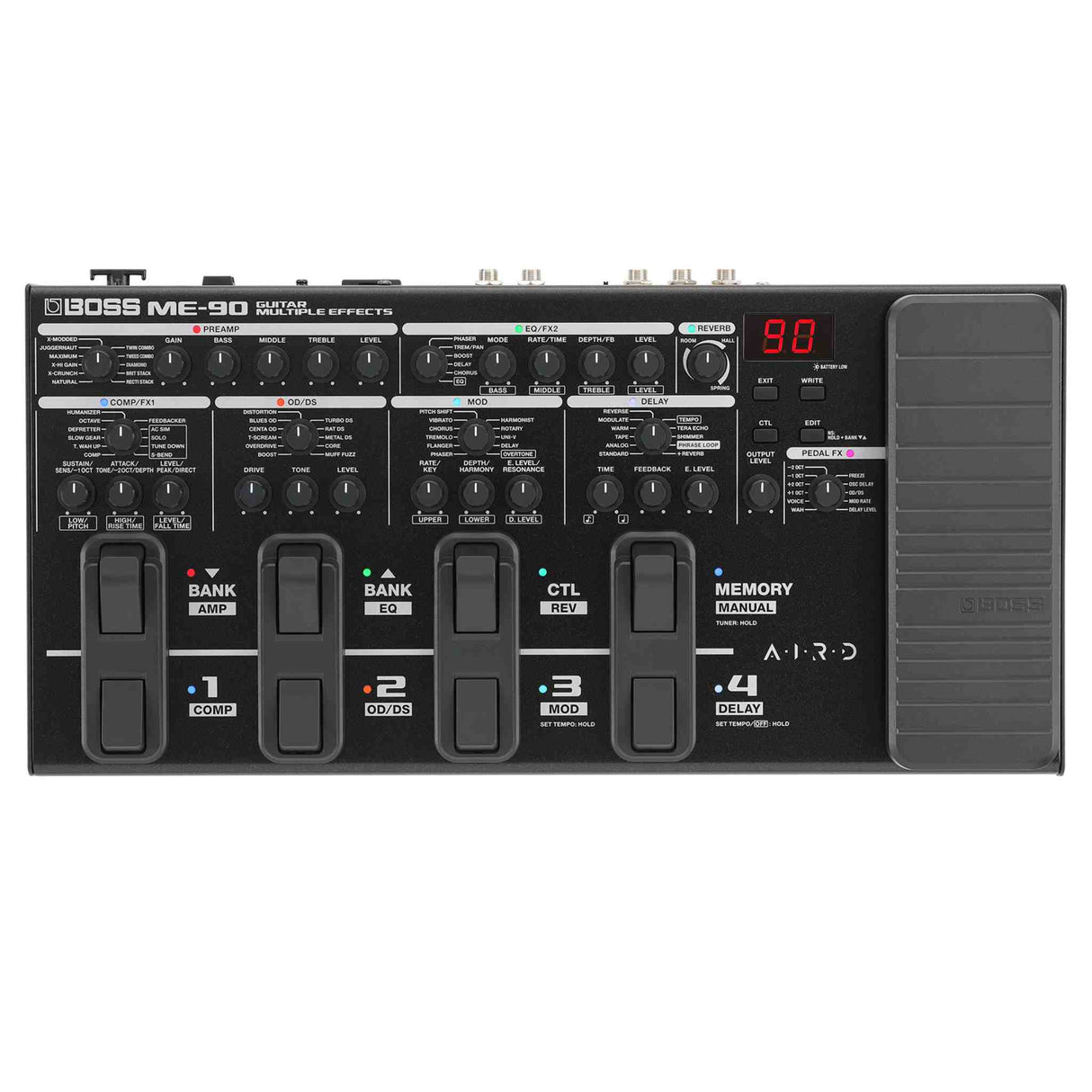 ME-90 Boss Guitar Multiple  Effects Processor-Dial in Professional Sounds in Seconds