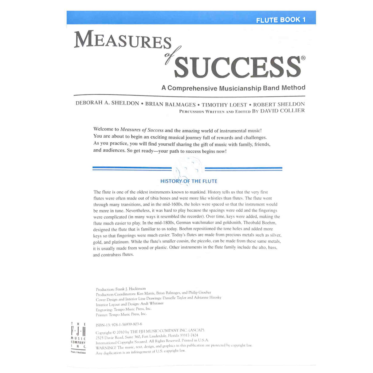 Measures of Success Flute Book 1
