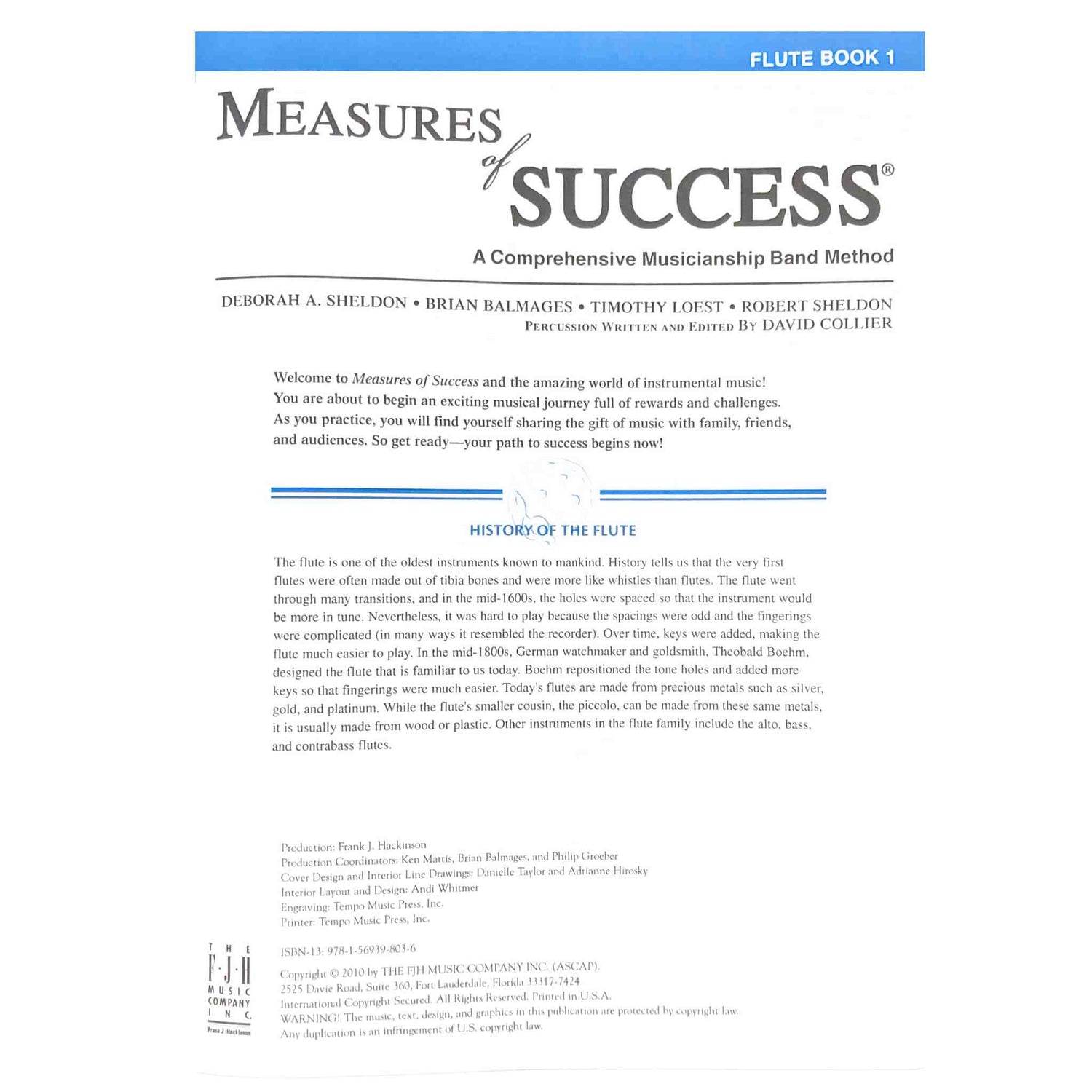 Measures of Success Flute Book 1