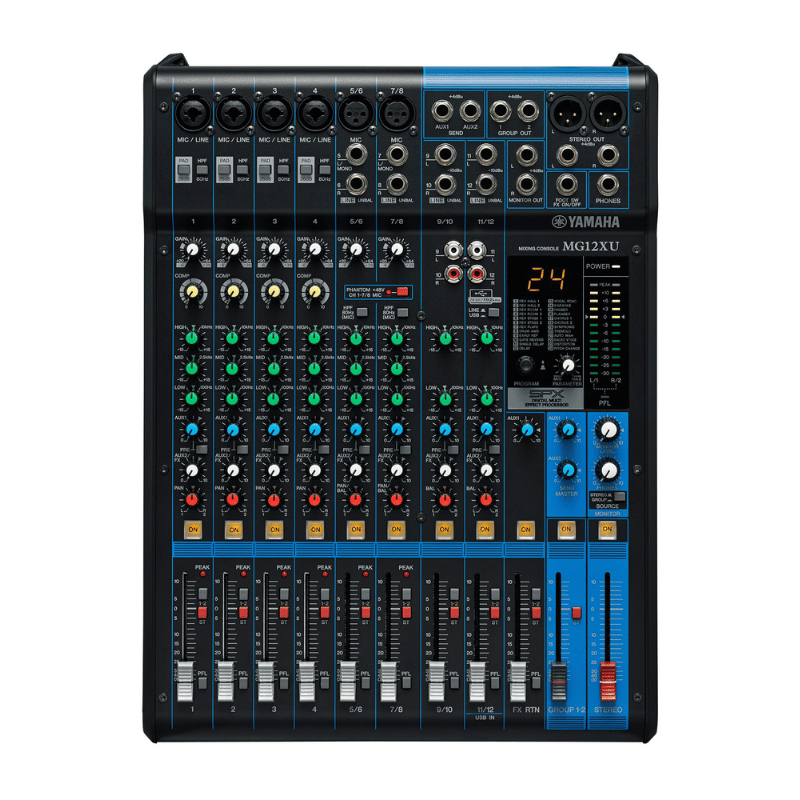 Yamaha MG12XU 12-Channel Analog Mixer with USB and Effects
