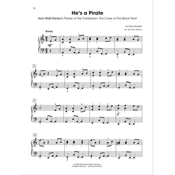 Movie Heroes for Students, Book 2 – 10 Graded Selections for Early Intermediate Pianists