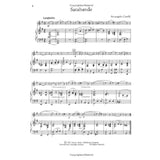 Print music for 'Sarabande' by Arcangelo Corelli for oboe, on a white background