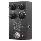 JHS Packrat Distortion Pedal-Black With Rat's Head