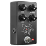 JHS Packrat Distortion Pedal-Black With Rat's Head