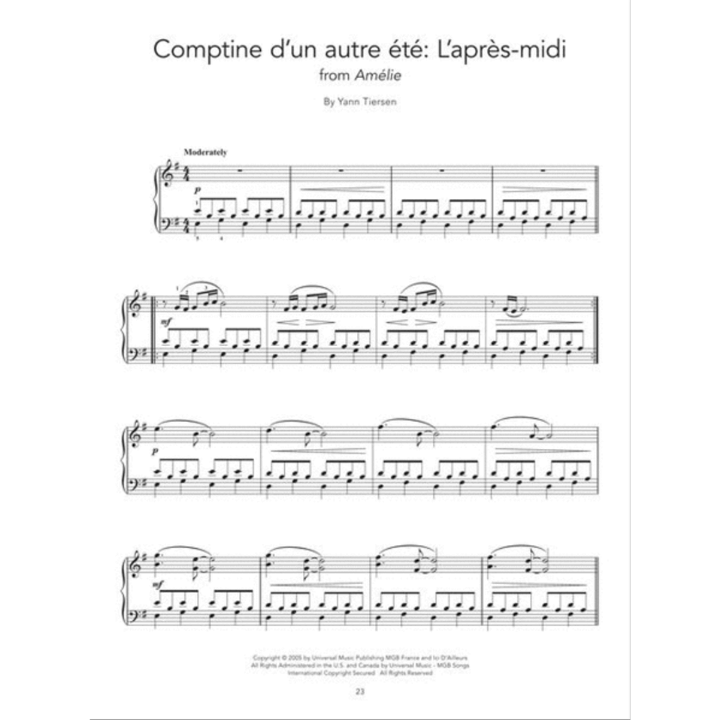 Peaceful Piano Solos: Soundtracks