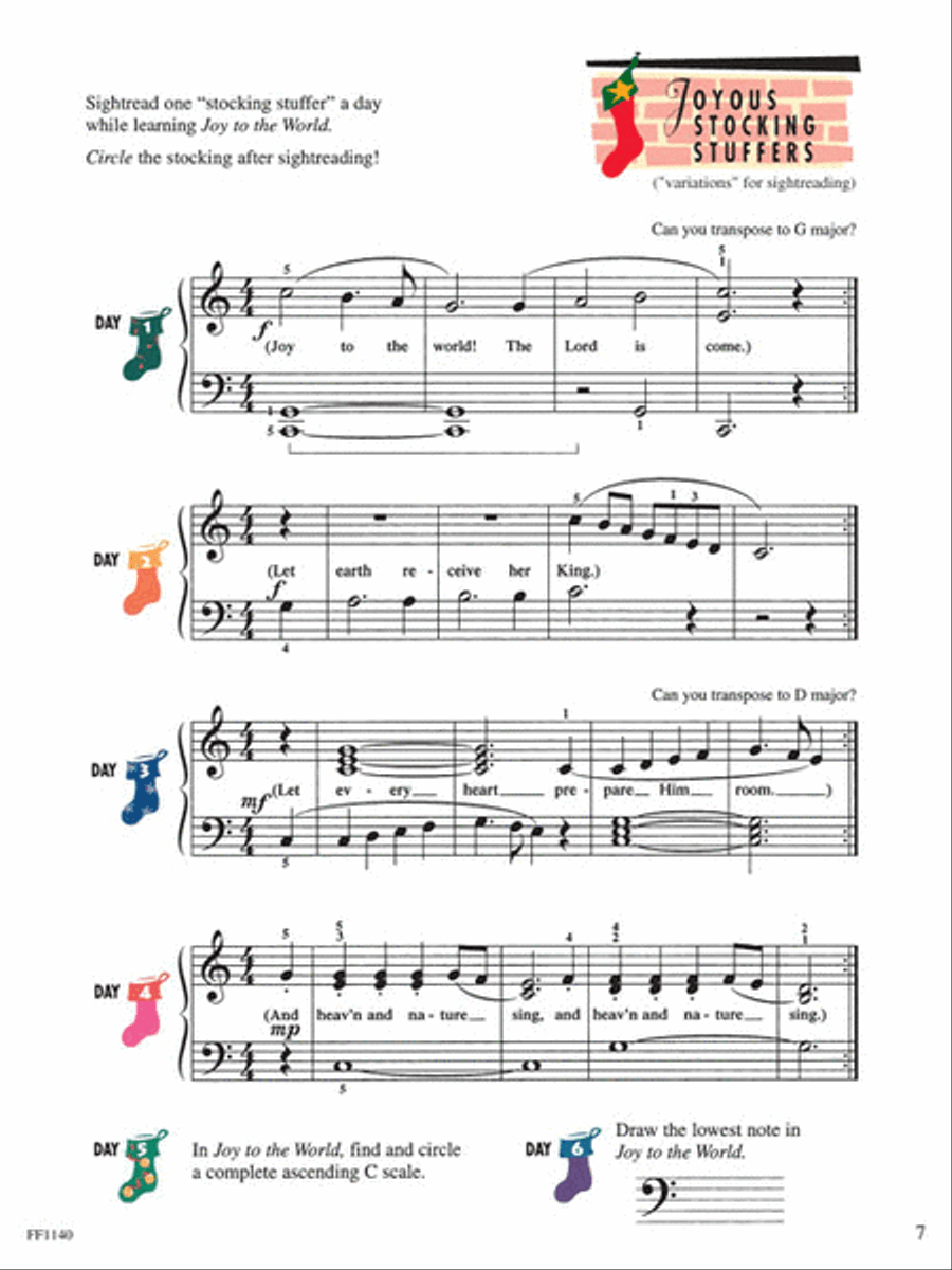 Piano Adventures Level 2B Christmas Book
