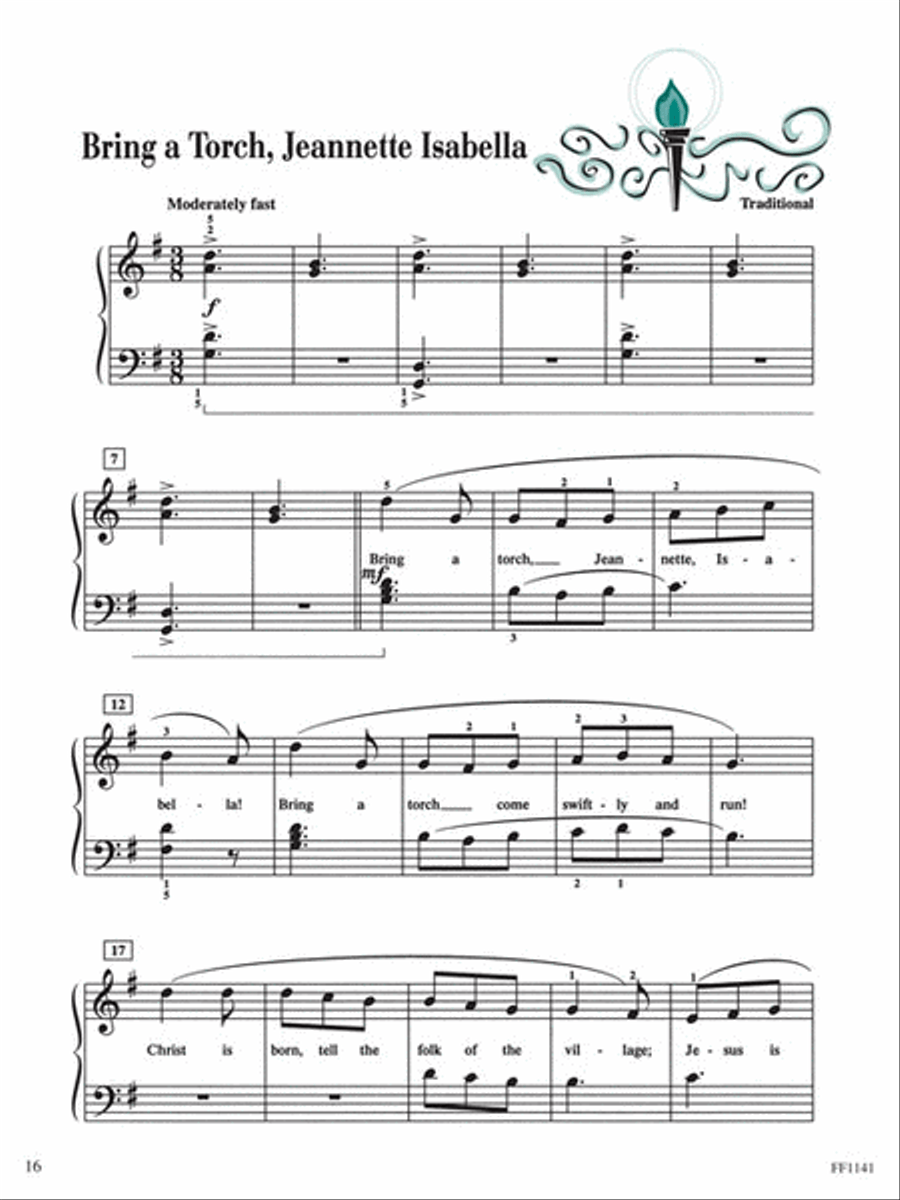 Piano Adventures Level 3A Christmas Book