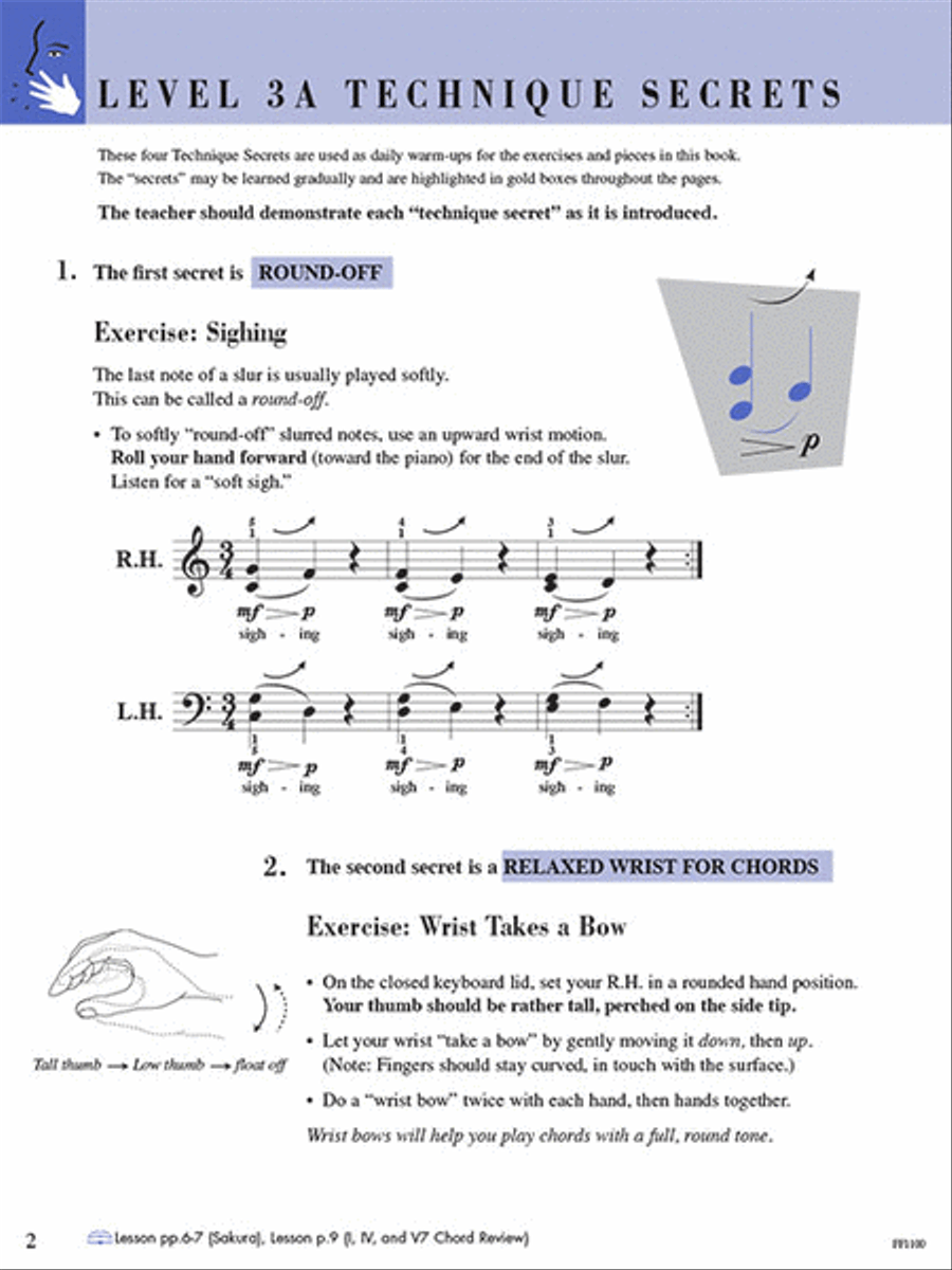Piano Adventures Level 3A Technique & Artistry Book