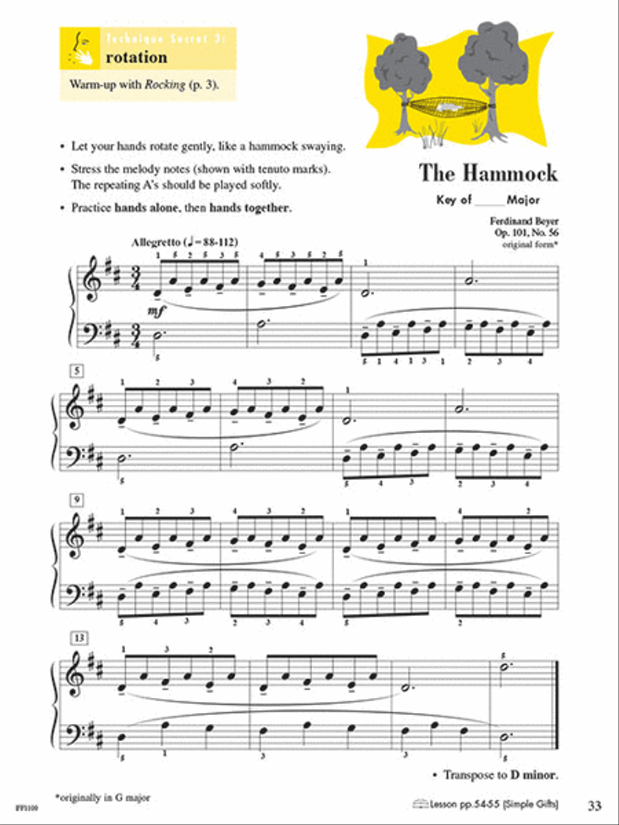 Piano Adventures Level 3A Technique & Artistry Book