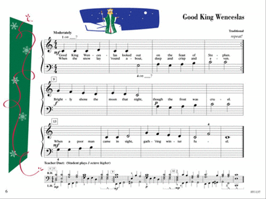 Piano Adventures Primer Level Christmas Book