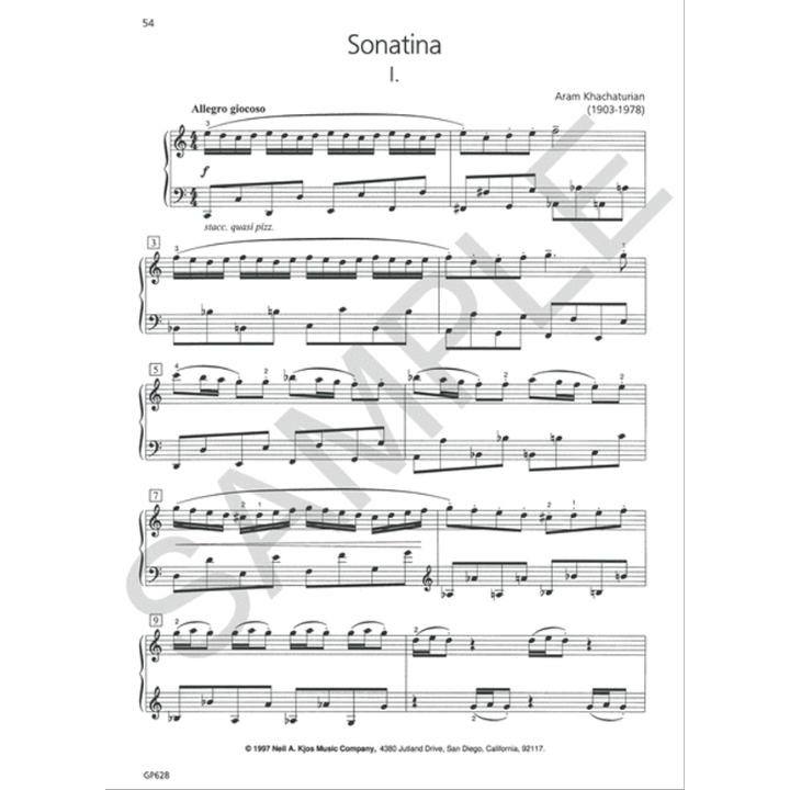 Piano Repertoire - Romantic & 20th Century - Level 8 (Neil A. Kjos Piano Library)