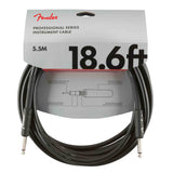 Professional Series Instrument Cable - Straight/Straight - 18.6FT -  Black