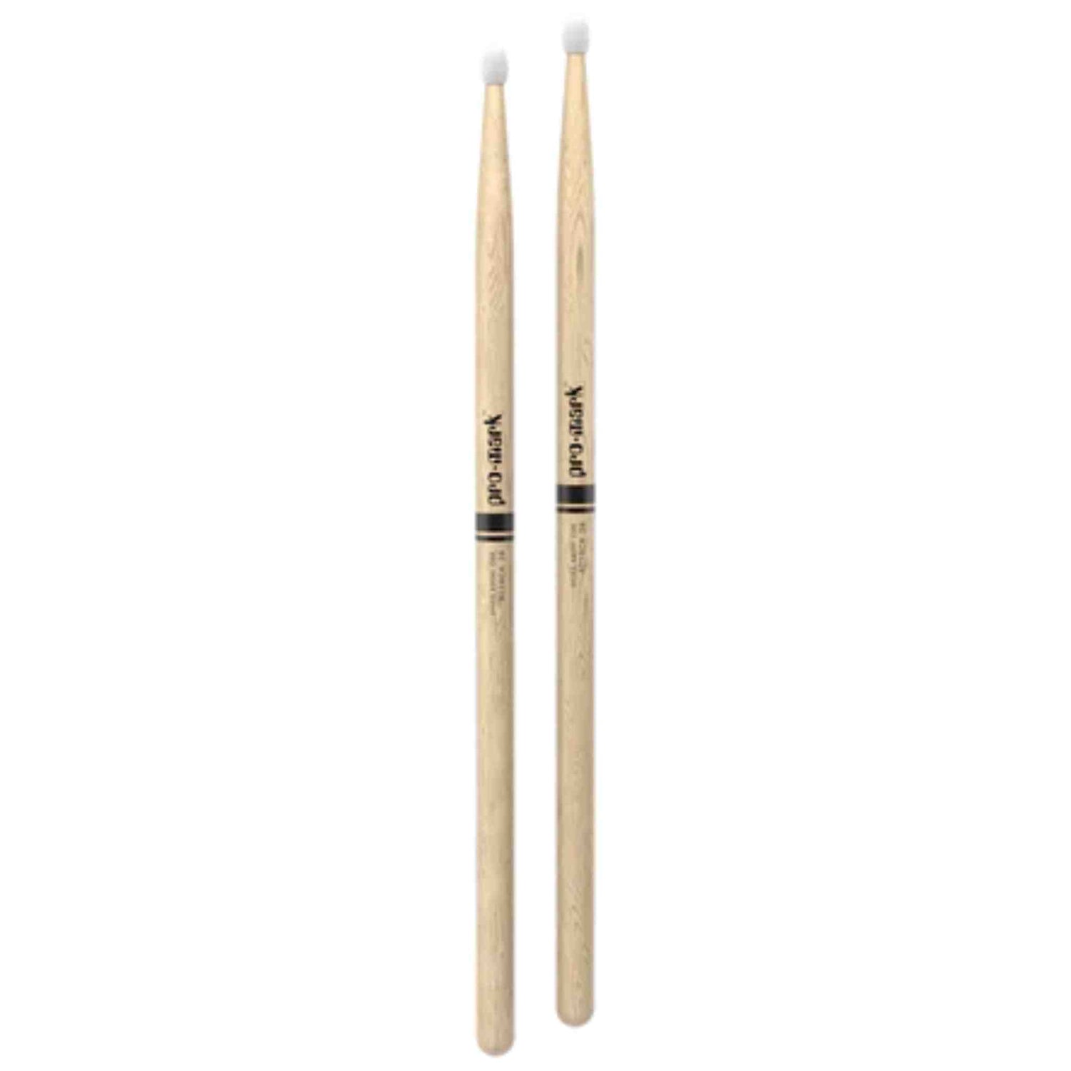 Promark 2B Nylon Tip Shira Kashi Oak Drumsticks, Classic Attack - PW2BN