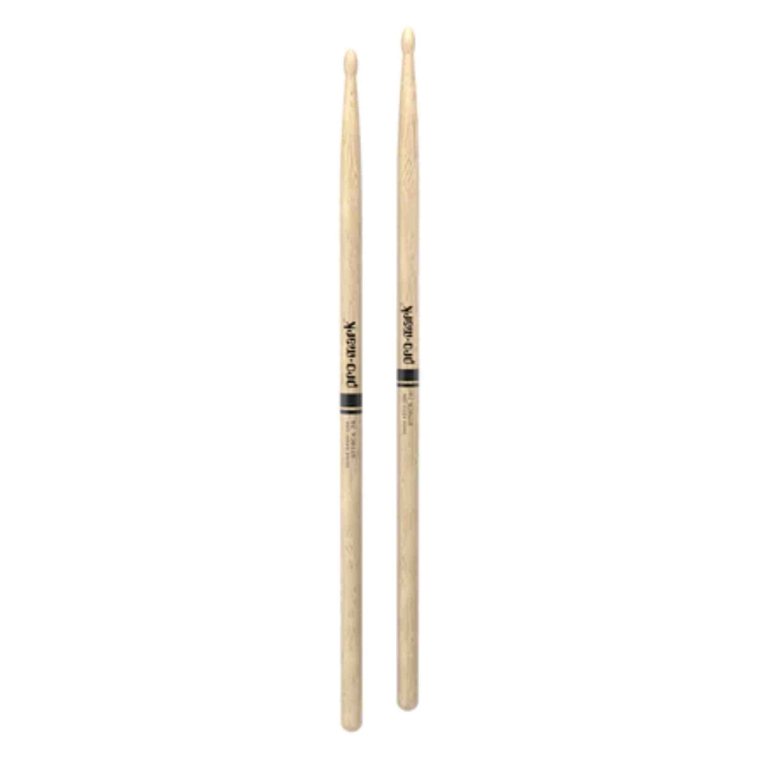 Promark Attack 7A Lacquered Shira Kashi Oak Wood Tip Drumsticks - PW7AW