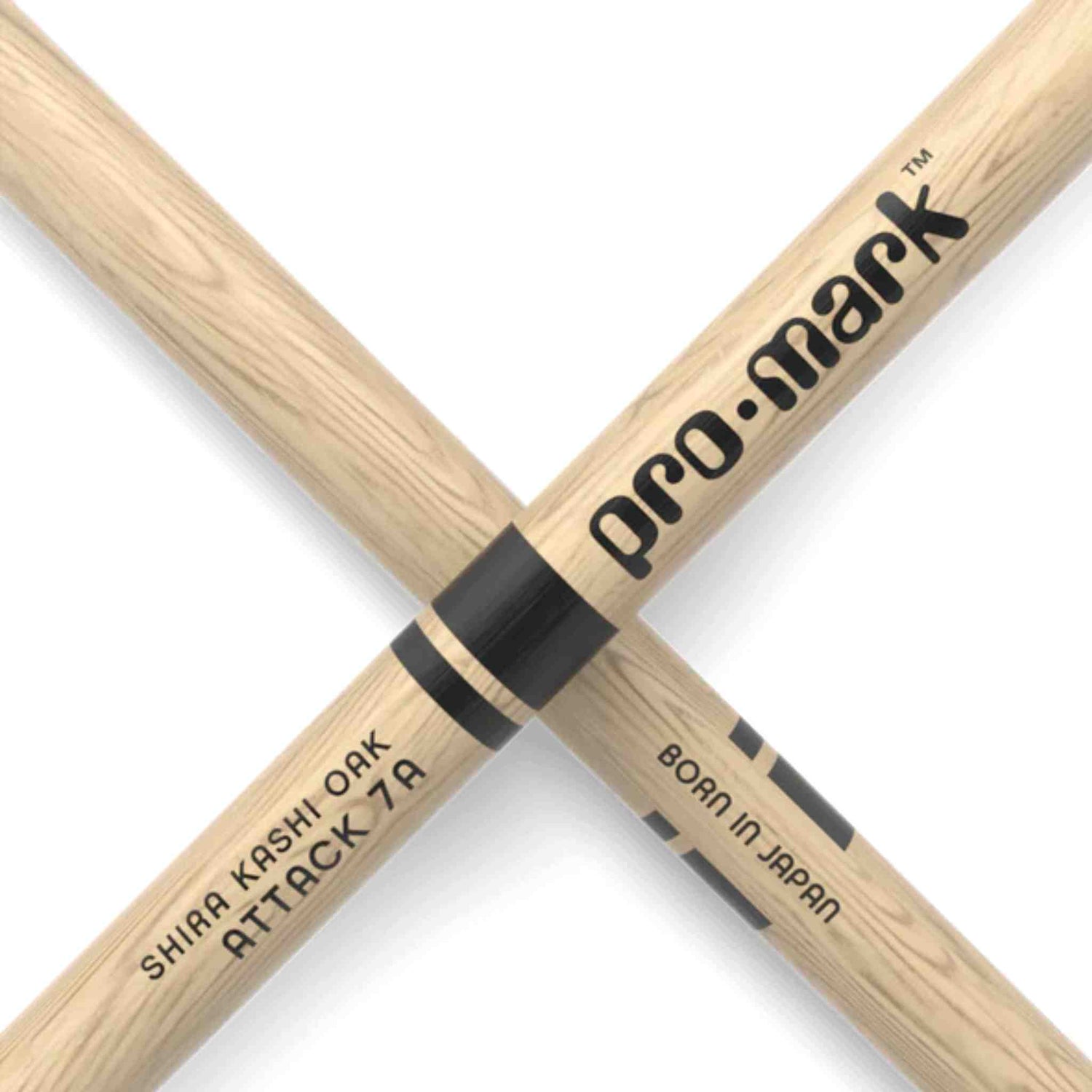 Promark Attack 7A - Oak Nylon Tip Drumsticks PW7AN