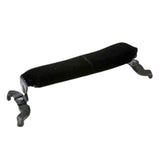 Black viola shoulder rest on a white background