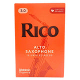 Rico By D'Addario Organic Alto Sax Reeds - Strength 3.0 - 10-Pack