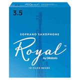 Rico Royal Soprano Saxophone Reeds - Strength 3.5 - 10-pack