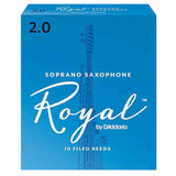 Rico Royal Soprano Saxophone Reeds - Strength 2.0 - 10-pack
