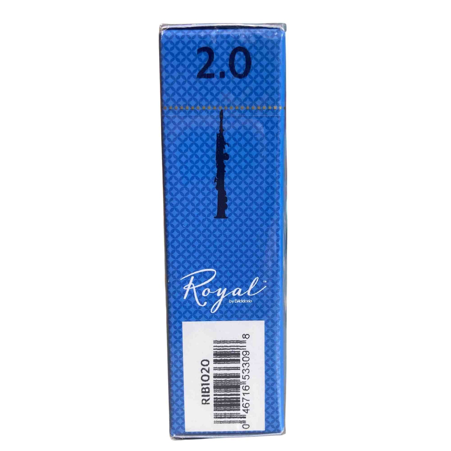 Rico Royal Soprano Saxophone Reeds - Strength 2.0 - 10-pack