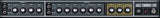 The image shows the control panel of a Roland Jazz Chorus-120 guitar amplifier. It features two channels with High/Low inputs, volume, and EQ controls, plus bright switches. Channel 2 adds distortion and reverb. There's a built-in chorus effects section with speed, depth, and vibrato/chorus controls, and a master section with power switch and branding. The JC-120 is famous for its clean tone and iconic stereo chorus.