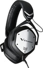 The image shows a pair of Roland V-Drums headphones, designed for electronic drumming. The white and black ear cups display the "V-Drums" branding, and the Roland logo is visible on the headband. These headphones are built for accurate sound reproduction and comfort during extended use, making them ideal for practicing quietly or monitoring electronic drum kits.