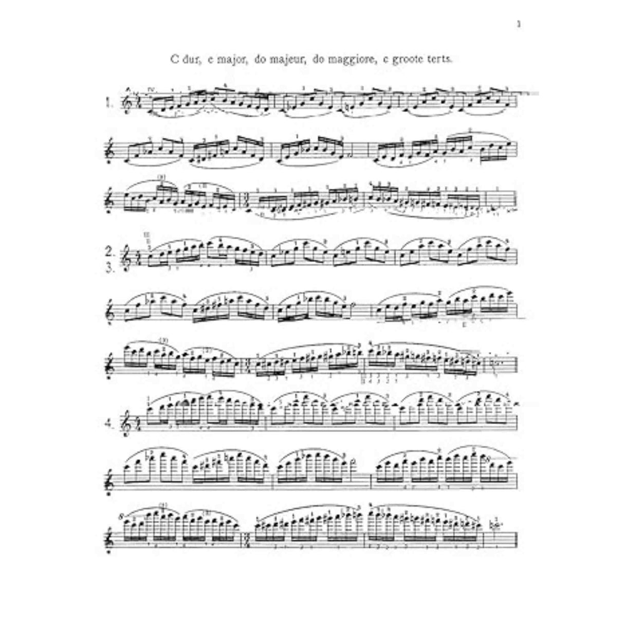 Scale System for Violin - Scale Exercises in All Major and Minor Keys for Daily Study