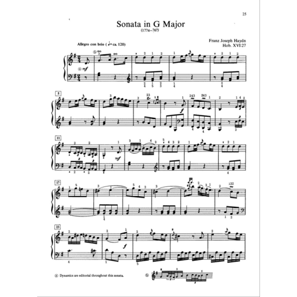 Sonata Album, Volume 1 (Comb Bound Edition)