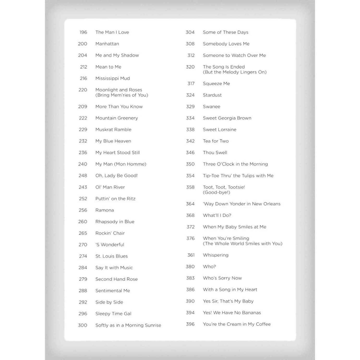 Songs of the 1920s The New Decade Series