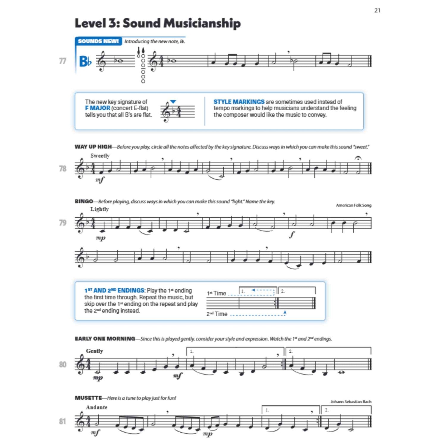 Sound Innovations for Concert Band - B♭ Bass Clarinet - Book 1