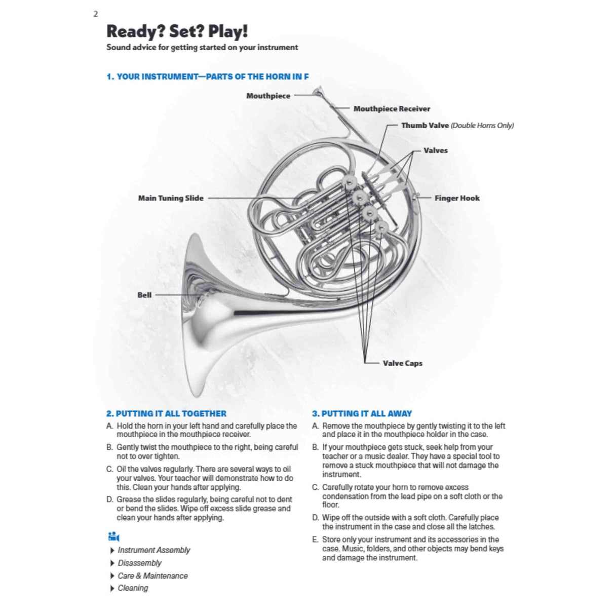 Sound Innovations for Concert Band - French Horn - Book 1