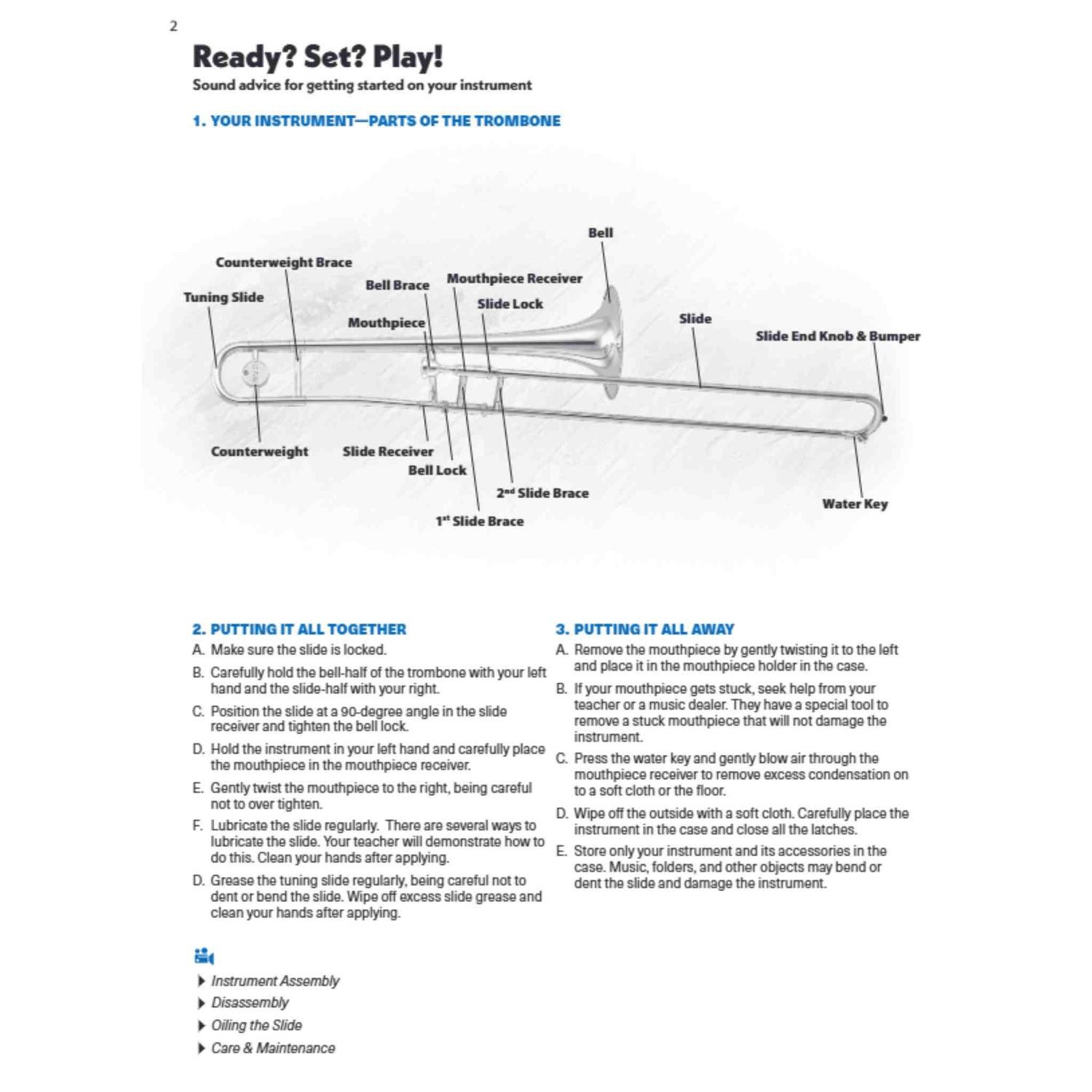 Sound Innovations for Concert Band - Trombone - Book 1
