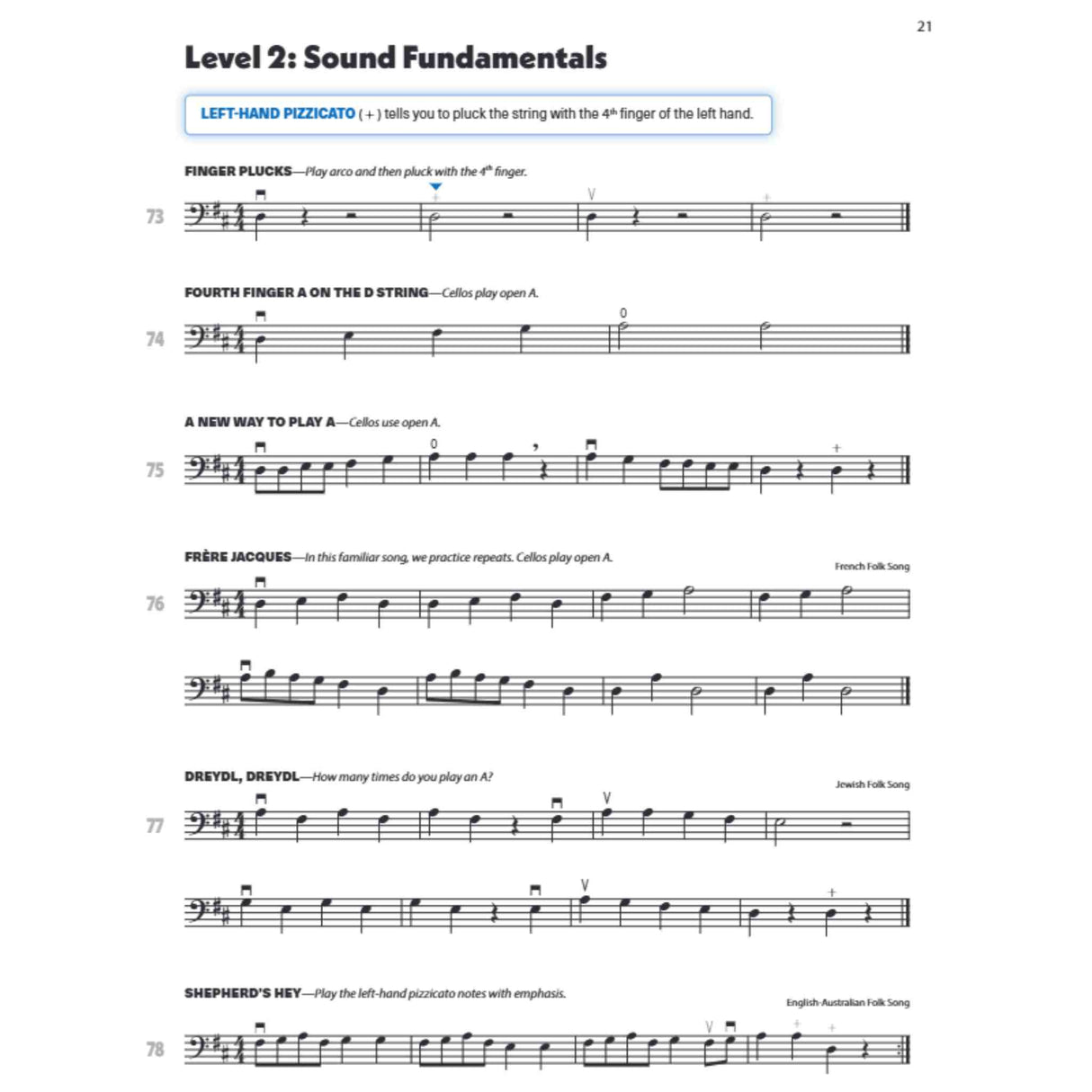 Sound Innovations for String Orchestra - Cello - Book 1