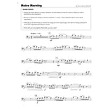 Print music for a song titled "Metro Morning" for Euphonium. 